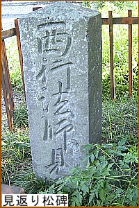 見返り松碑