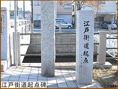 江戸街道起点碑