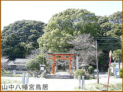 山中八幡宮鳥居