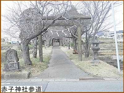 赤子神社参道